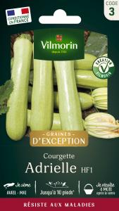 Courgette Adrielle HF1 - Graines d'Exception